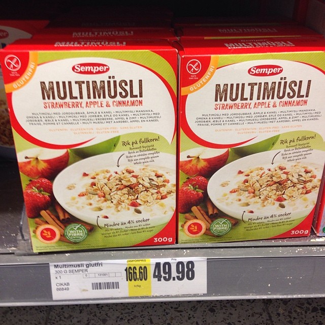 Ursäkta - men det f....n inte billigt med 300g müsli av det slag jag kan äta! #sjukt#dyrt#inget#köp
