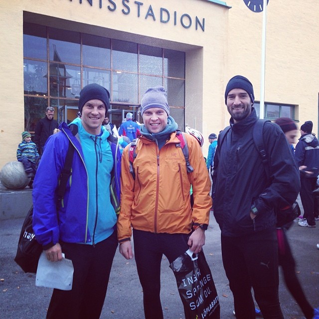 Dagens harar på Vintermaran! Jonas, Erik, Kristoffer 